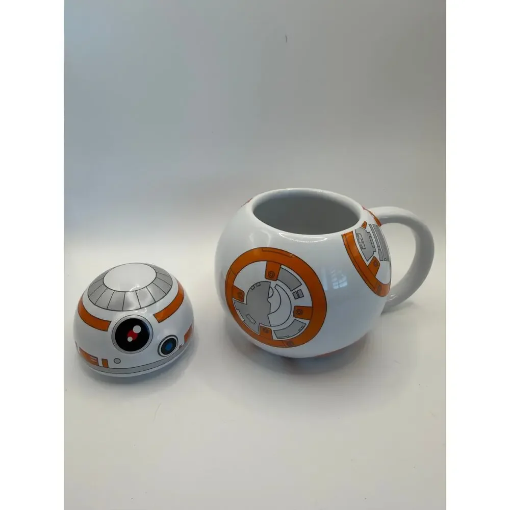 Disney Store Star Wars BB-8 Ceramic Mug With Lid 16 oz.